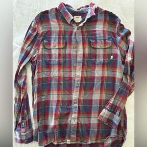 Vans Men's Multicolor Plaid Button Down Shirt